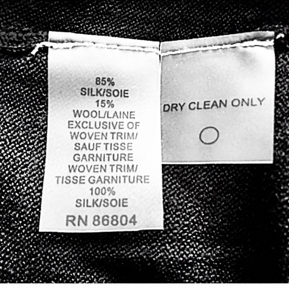 Magaschoni Black & Silver Sequin Wool-Silk Sweater — Size M - Picture 5 of 5